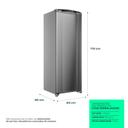 Geladeira Frost Free 337L com Espaço Extra Frio cor Inox Consul - CRB39MK - foto 4
