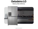 Geladeira/Refrigerador LG Smart Frost Free Side by Side Inox Look 638L GC-L267KLQX Bivolt - foto 2