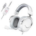 Headset Gamer Fifine H9, Som Surround 7.1, USB, Console e PC, Branco - H9W - foto 2