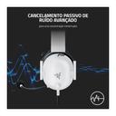 Headset Gamer Razer BlackShark V2 X Xbox, Drivers 50mm, Branco - RZ04-03241500 - foto 4