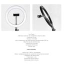 Iluminador Ring Light 10 Polegadas 25W 26cm com Tripé 120 Leds - foto 3
