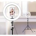 Iluminador Ring Light 10 Polegadas 25W 26cm com Tripé 120 Leds - foto 2
