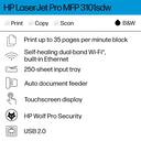 Impressora HP Laserjet Pro MFP 3101sdw sem fio 35ppm - foto 2