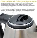 Jarra Elétrica Bule Chaleira Aço Inox 2 Litros 110v - foto 4