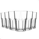 Jogo de 12 Copos de Vidro Transparente 350ml Ideal Para Suco, Água e Drinks - Rio Glass - foto 1