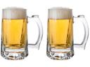 Jogo de Canecas de Chopp e Cerveja de Vidro Transparente 300ml Haus Concept Pavillion 2 Peças - foto 1