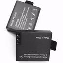 Kit 02 Bateria Eken Original PG1050 Li-Ion 3.7 v 1050mAh Extra para Câmera H9R SJCAM H9RS S60 M10 - foto 3