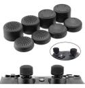 Kit 8 Grips Controle Compatível Ps4 Ps5 Extensores Borracha - foto 1