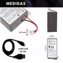 Kit Bateria Recarregável 2000mah Para Console Manete Controle Dualshock Playstation 4 PS4 + Cabo USB - foto 4