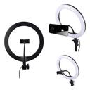Kit Completo Ring Light 26cm 10 Polegadas Com Tripé Dimmer Youtuber Selfie Pro - foto 4