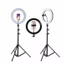 Kit Completo Ring Light 26cm 10 Polegadas Com Tripé Dimmer Youtuber Selfie Pro - foto 2
