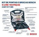 Kit De Ferramentas Estojo Bosch 103 Peças X-line X103tin Nf - foto 2