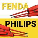 Kit Jogo De Chaves Fenda E Philips Isolada Imantada 12 Peças Eletricista Profissional - foto 3