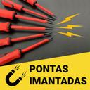 Kit Jogo De Chaves Fenda E Philips Isolada Imantada 12 Peças Eletricista Profissional - foto 4