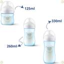 Kit Mamadeira Philips Avent Pétala Azul 125 260 330 Ml Bico 0 a 6m - foto 4