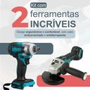 Kit Profissional Lixadeira Chave De Impacto 48v Com 2 Baterias Linha Premium - Roohs Malibu Presentes - foto 2