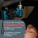 Kit Profissional Lixadeira Chave De Impacto 48v Com 2 Baterias Linha Premium - Roohs Malibu Presentes - foto 3
