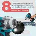 Kit Profissional Lixadeira Chave De Impacto 48v Com 2 Baterias Linha Premium - Roohs Malibu Presentes - foto 4
