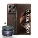 Kit Smartphone Motorola Edge 70 Pro 5G 256GB + Moto Buds 2 Plus - foto 1