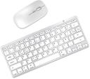 KIT Teclado e Mouse Sem Fio Bluetooth Compatível Tablet Macbook iPad iMac Notebook PC, Premium Silencioso... - foto 1
