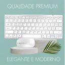 KIT Teclado e Mouse Sem Fio Bluetooth Compatível Tablet Macbook iPad iMac Notebook PC, Premium Silencioso... - foto 4