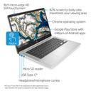 Laptop HP Chromebook com tela sensível ao toque HD de 14 polegadas 4 GB de RAM 32 GB - foto 2