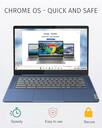 Laptop Lenovo Chromebook 2024 14 Touch 4 GB de RAM 128 GB de armazenamento - foto 4