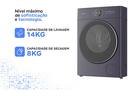 Lava e Seca Brastemp 14kg BNQ14AR Água Quente e Fria Midnight Purple - foto 3