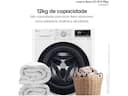 Lava e Seca LG Smart VC4 12 kg com Inteligência Artificial AIDD com TurboWash CV5012WCA - foto 4