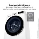Lava e Seca Smart LG VC4 12kg com Inteligência Artificial AIDD CV5012WC4 - foto 4