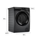 Lava & Seca 12Kg Electrolux Inverter Cinza Ônix com 8 Programas de Lavagem - LSC12 - foto 2