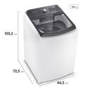 Lavadora de Roupas Electrolux 15kg Cesto Inox 11 Programas de Lavagem Branco Premium Care Jet&Clean e Time... - foto 2