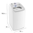 Lavadora de Roupas Electrolux 9kg 10 Programas de Lavagem Branco Efficient Care LED09 - foto 2