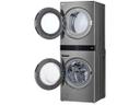 Lavadora e Secadora Elétrica Smart LG WashTower 17kg Aço Escovado com Inteligência Artificial AIDD - WK17VS6A - foto 4