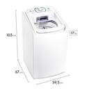 Máquina de Lavar Electrolux 11kg Branca Essential Care com Easy Clean e Filtro Fiapos (LES11) - foto 3