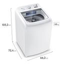 Máquina de Lavar Electrolux 15kg Branca Essential Care com Cesto Inox e Jet&Clean (LED15) - foto 3