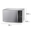 Micro-ondas Electrolux 36L cor Inox Efficient com Descongelamento Assistido (ME36S) - foto 2