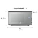 Micro-ondas Electrolux MI41S 31L Painel Integrado Espelhado Inox 110V - foto 2