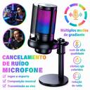 Microfone USB RGB com ENC para Transmissão ao Vivo - foto 4