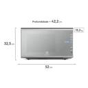 Microondas electrolux 31l inox 127v espelhado 1600w e função tira odor - foto 4