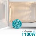 Microondas Philco PMO30B 28L 1100W Com Função Descongelar Rápido, Trava de Segurança e Display Digital - foto 4