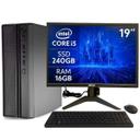 Mini Computador PC Slim Intel I5 RAM 16GB SSD 240GB Win11 c/ Monitor"19, Teclado e Mouse Compacto e Rápido... - foto 1