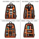 Mochila Fotográfica Profissional Light Pro DSLR Drone Notebook 15,6 À Prova dÁgua Sunsky - foto 3