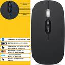 Mouse Sem Fio Bluetooth Recarregavel Compatível Com Macbook Air Pro - foto 2