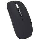 Mouse Sem Fio Bluetooth Recarregavel Compatível Com Macbook Air Pro - foto 1