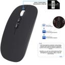Mouse Sem Fio Bluetooth Recarregavel Compatível Com Macbook Air Pro - foto 3