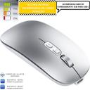 Mouse Sem Fio Bluetooth Recarregavel Compatível Com Macbook Air Pro - foto 4