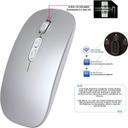 Mouse Sem Fio Bluetooth Recarregavel Compatível Com Macbook Air Pro - foto 2