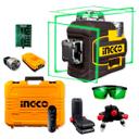 Nível A Laser Ingco 12 Linhas Verde 360 Graus Autonivelante 16V 35M - foto 1