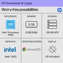 Notebook HP Chromebook 14a-nf0099nr 14\ - foto 2